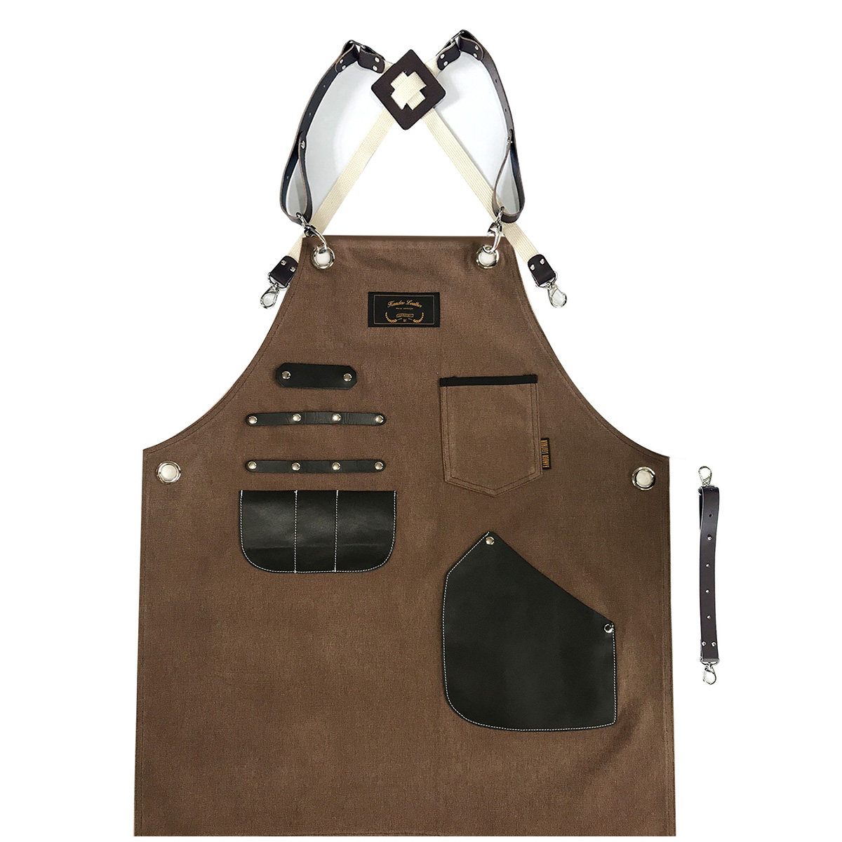 칸데오레더 미술 미대 앞치마 도예 목수 앞치마 하이드