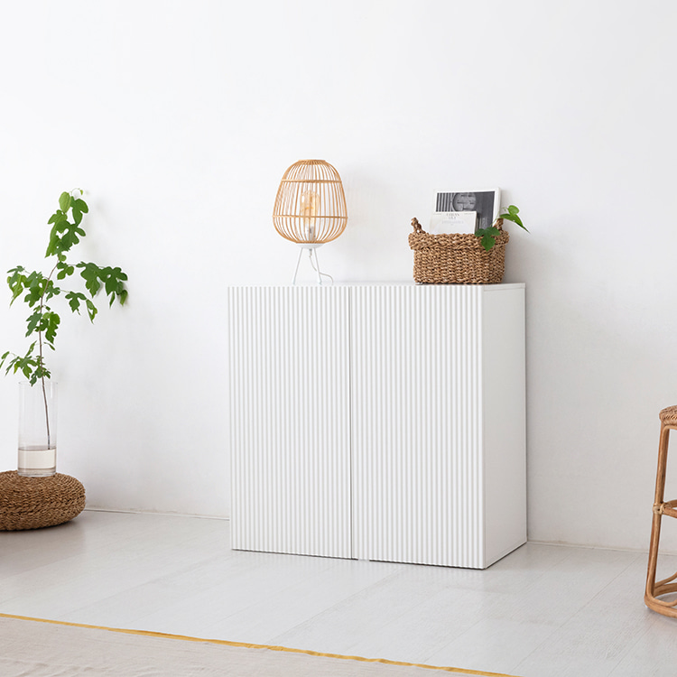 템바보드 수납장 화이트 거실장 티비다이 1200 거실 TV장식장 낮은 2문