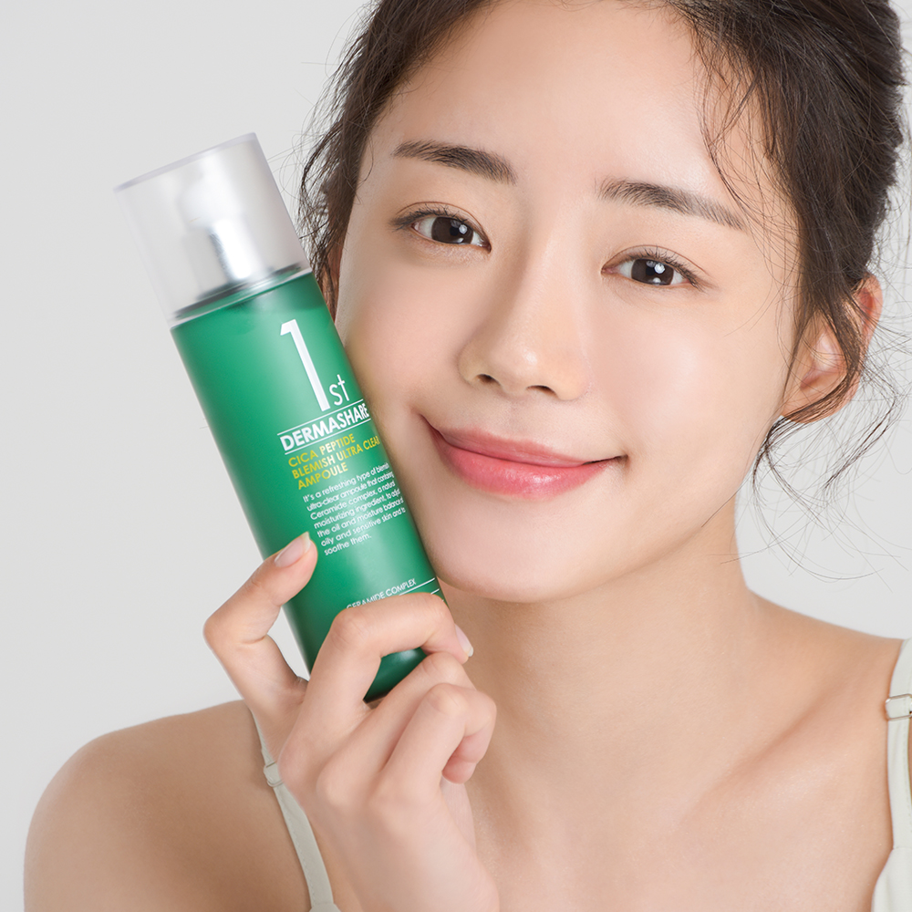 더마쉐어 시카 펩타이드 블레미쉬 울트라 클리어 대용량 보습앰플 영양 수딩 진정 200ml - 상세 이미지 2