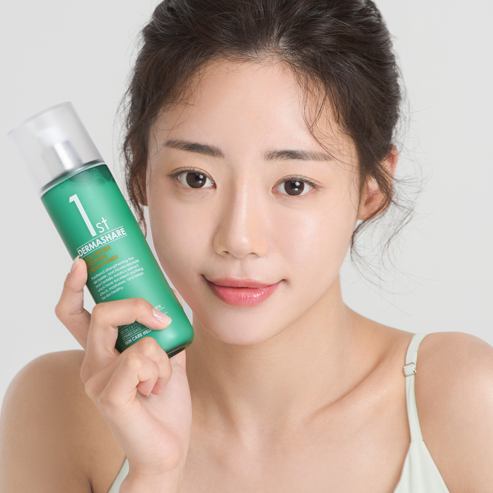 [1+1]더마쉐어 시카 펩타이드 수딩 스킨로션 약산성 올인원 크림토너 200mL 2개 - 상세 이미지 2