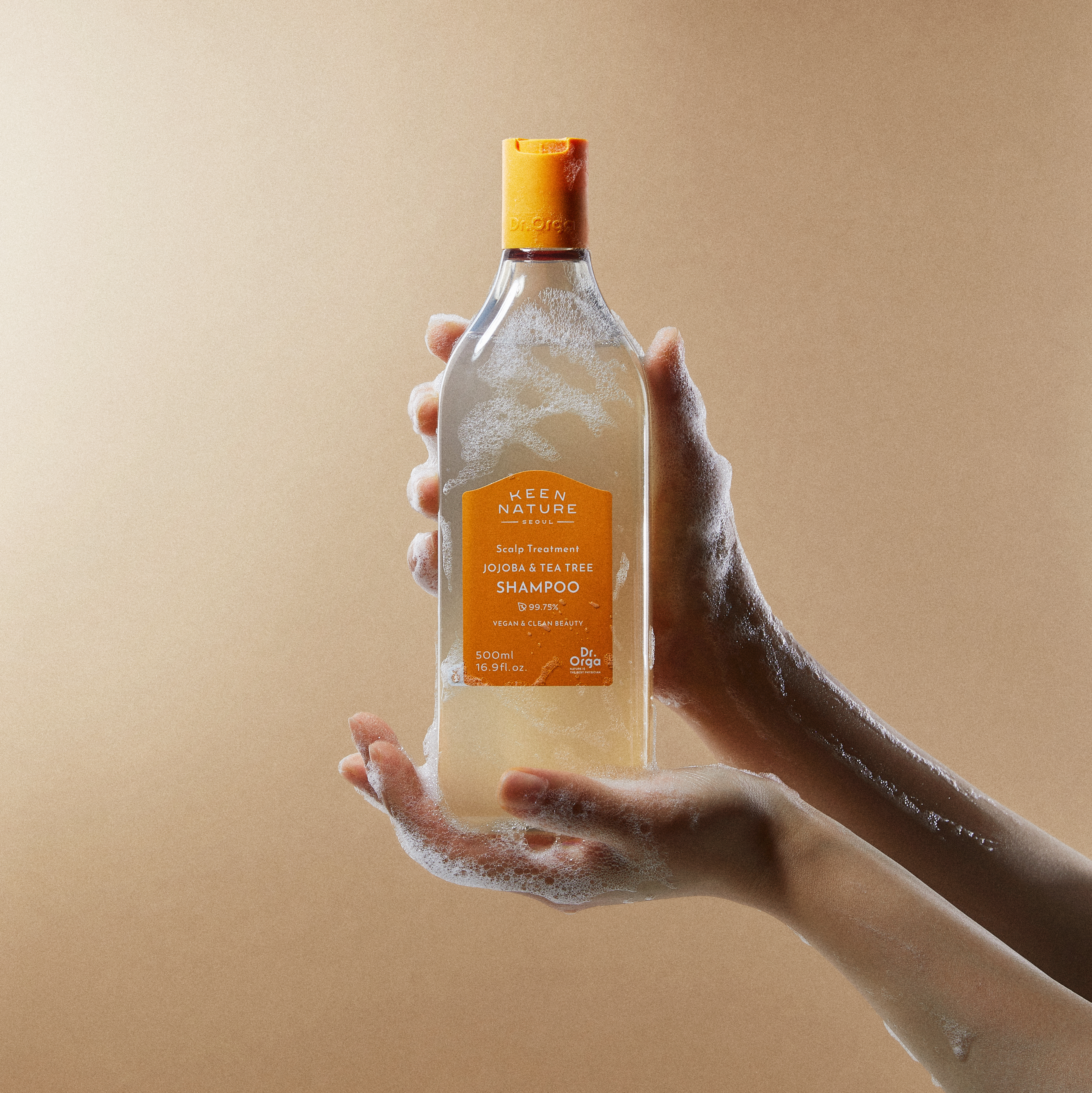 닥터올가 지성 두피 호호바 티트리 비건 천연 샴푸 무향, 500ml, 1개 [증정 이벤트 : 우드괄사] - 상세 이미지 5