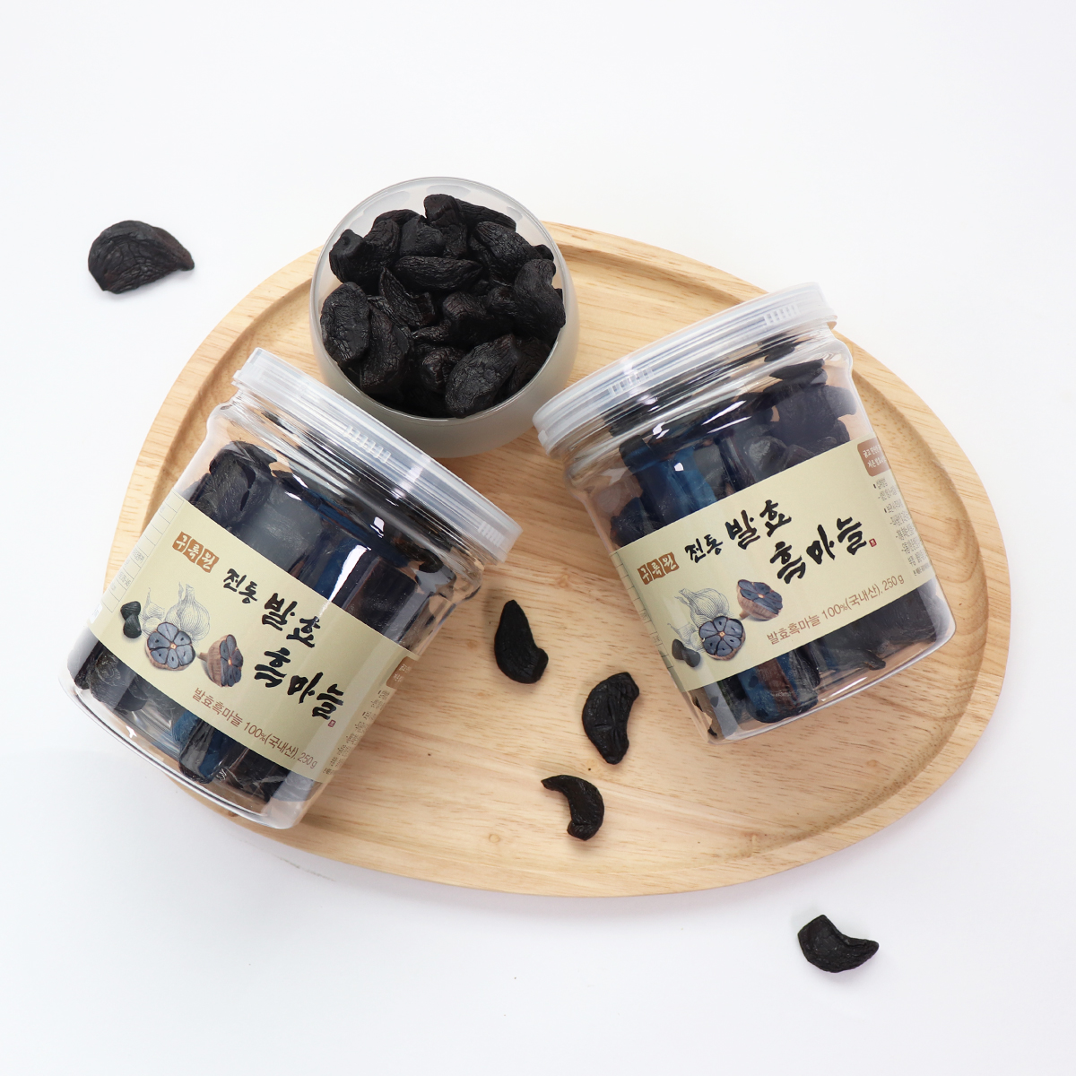 구록원 전통 발효 흑마늘 500g(250gx2) 깐 흑마늘 - 상세 이미지 4