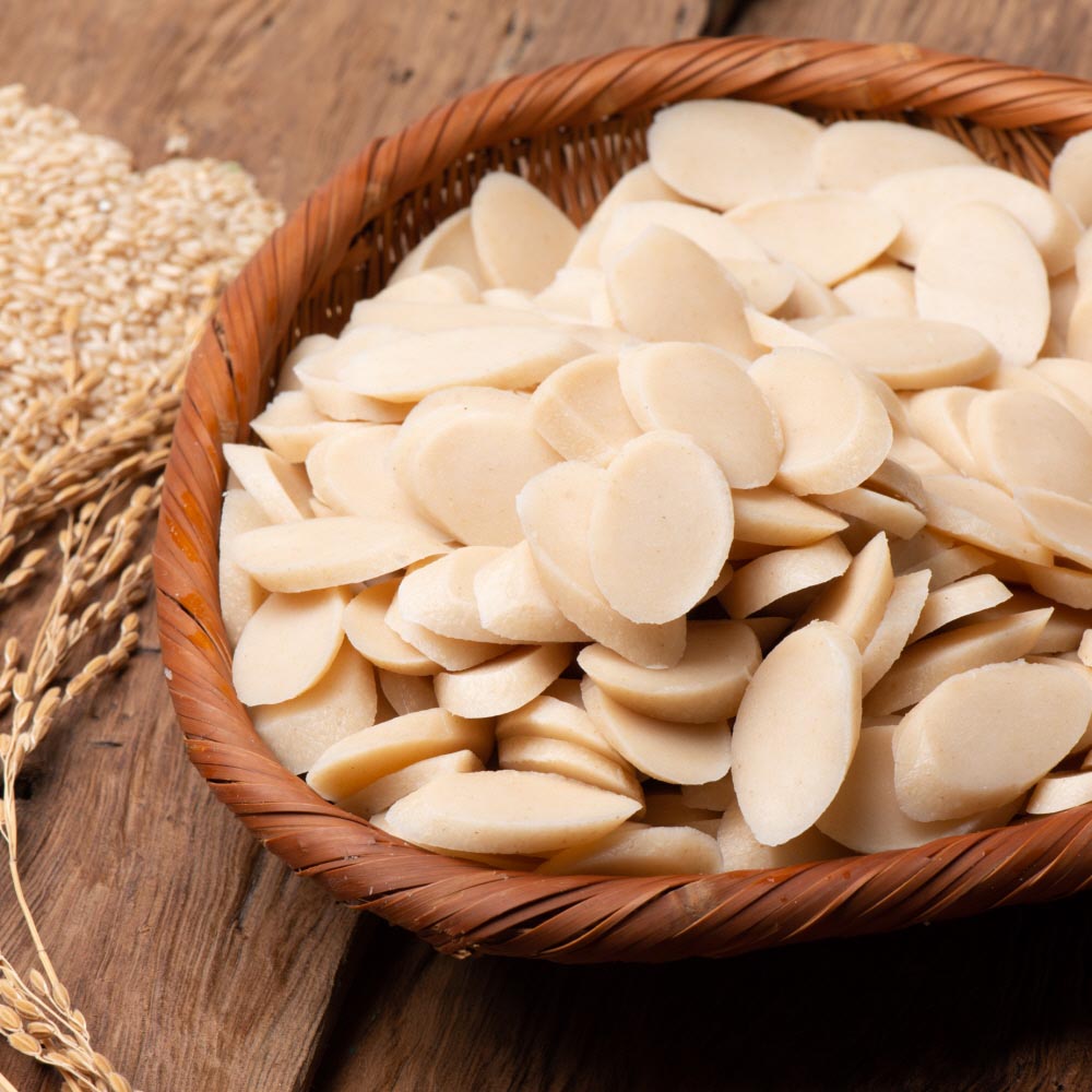 싸리재 [ 유기농 현미 떡국떡 ] 아침식사대용 무설탕 쌀떡국 떡 구이 떡뻥 요리