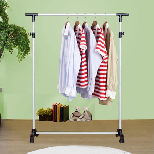 이동식1단행거 이동 옷걸이거치대 이동식행거 스탠드
