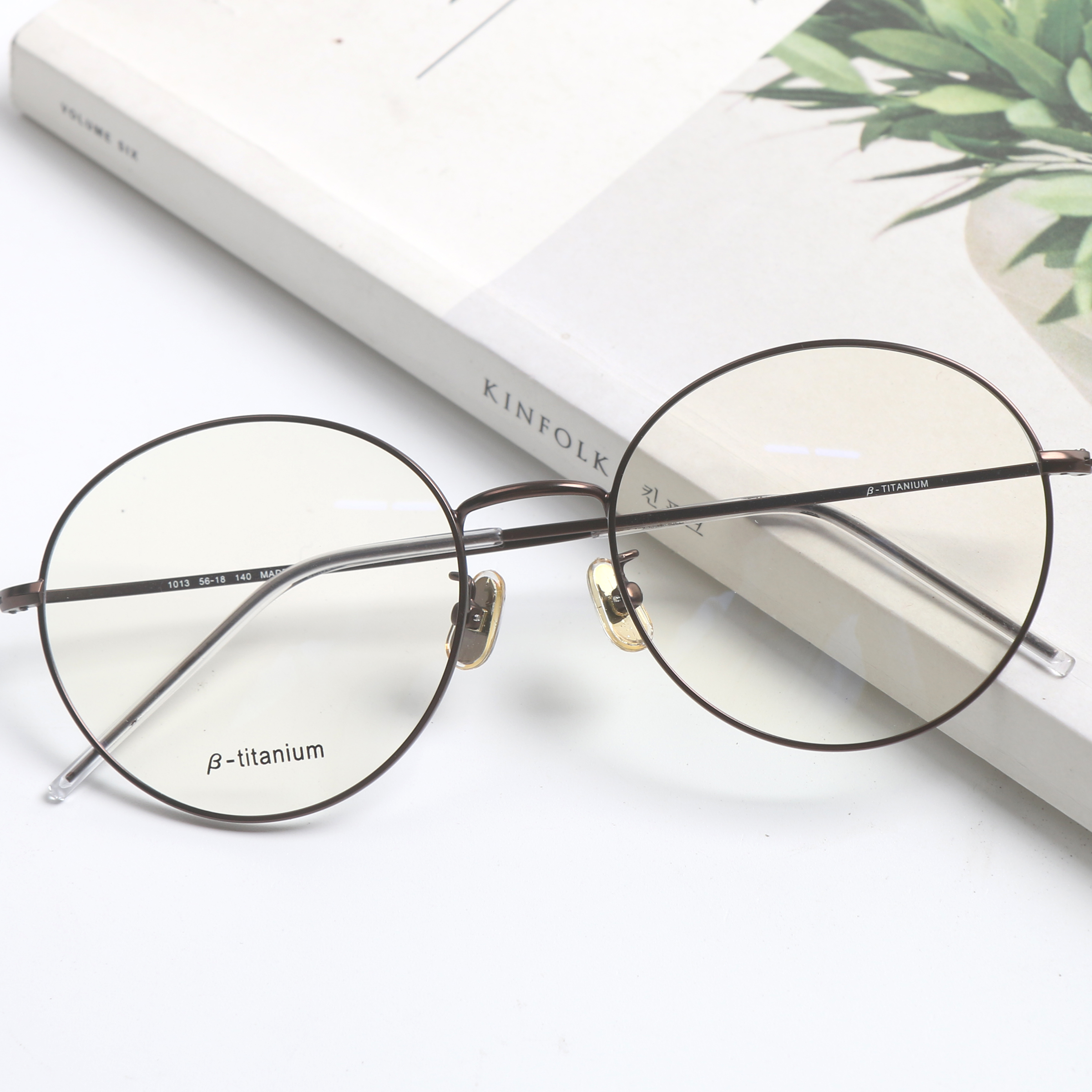 오버사이즈 동글이 베타 티타늄 대두 안경테 블루라이트 시력보호 전자파 자외선안경