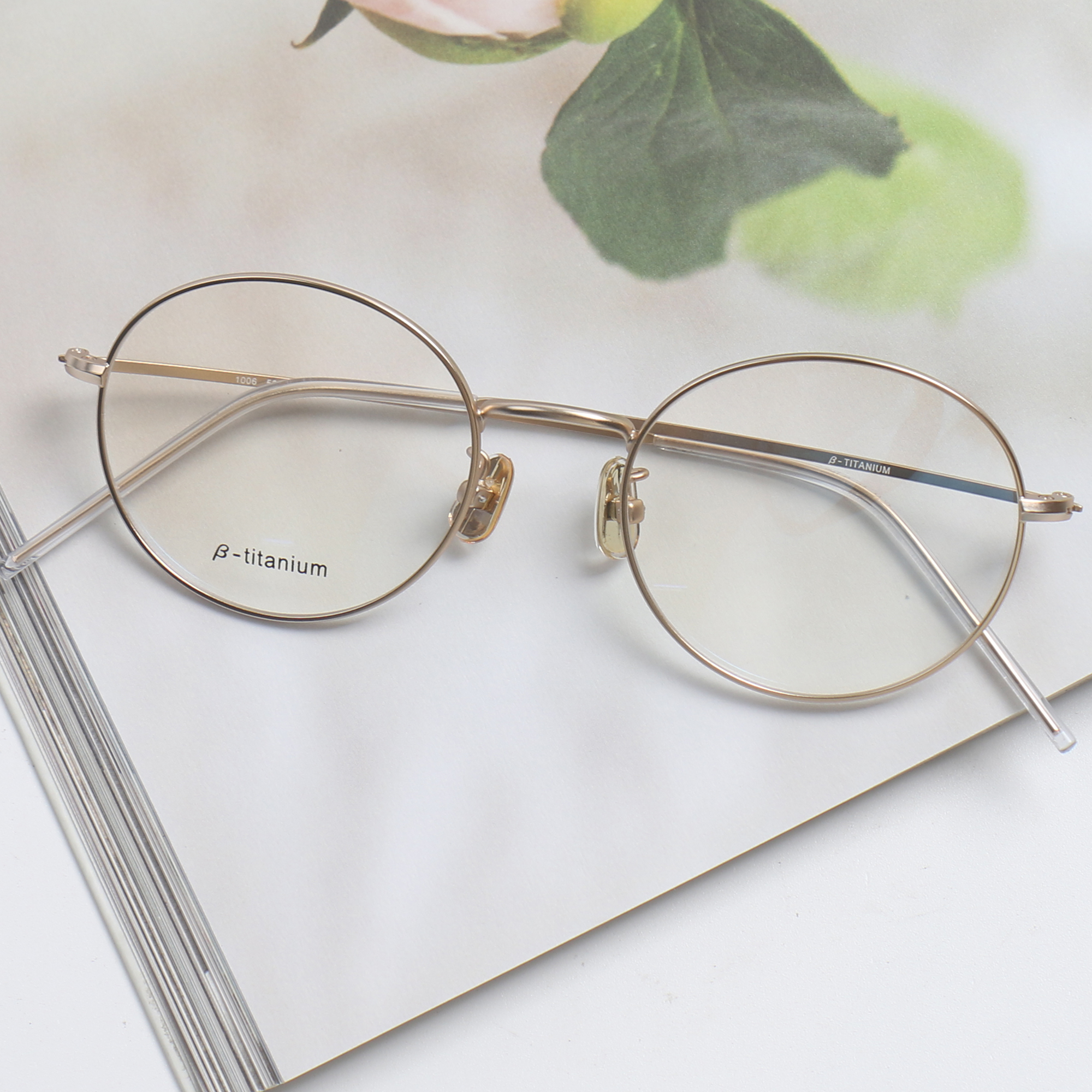 티타늄 안경테 남자 여자 블루라이트 차단 안경 변색 렌즈 전자파 자외선 금테