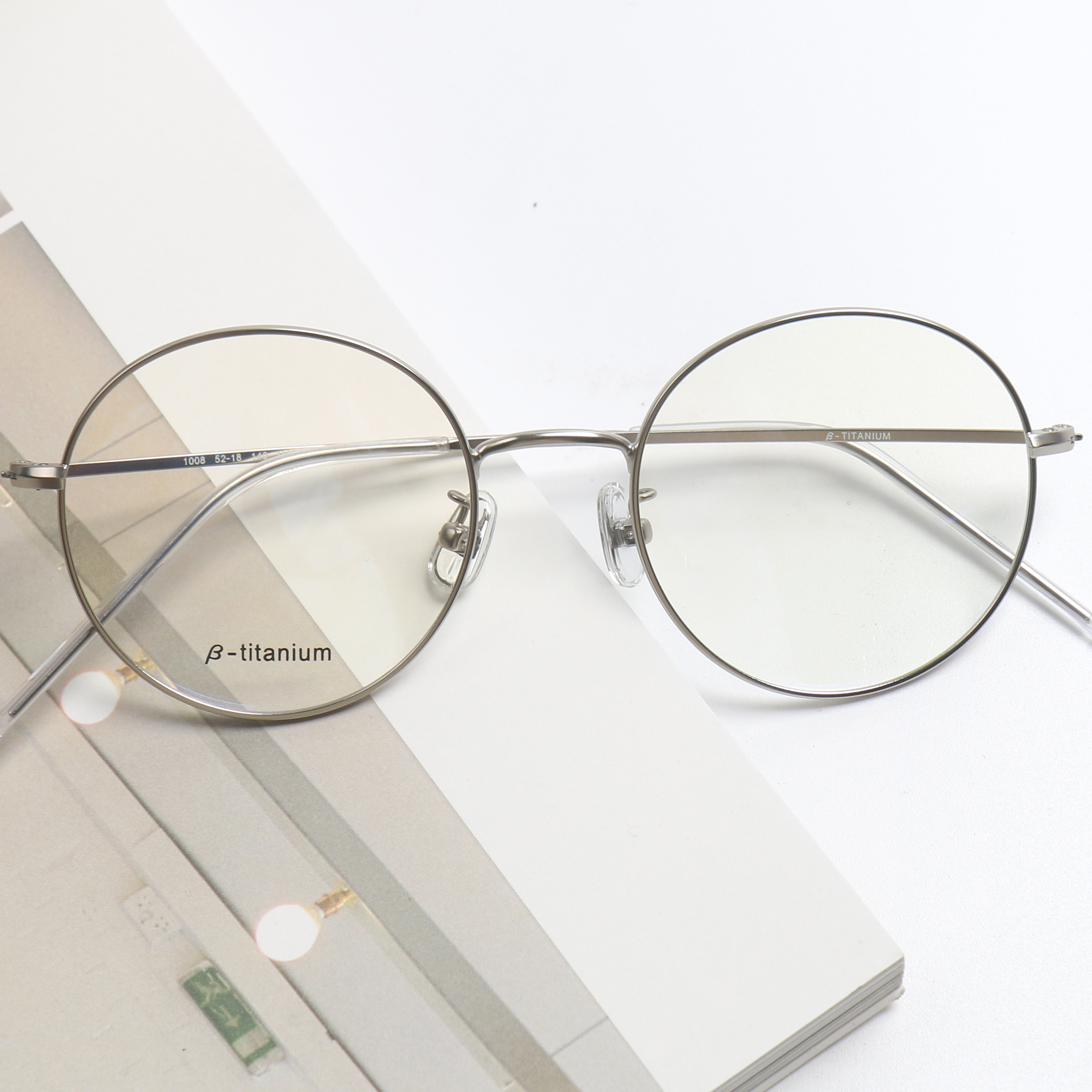 티타늄 안경테 남자 여자 블루라이트 차단 안경 변색 렌즈 전자파 자외선 금테