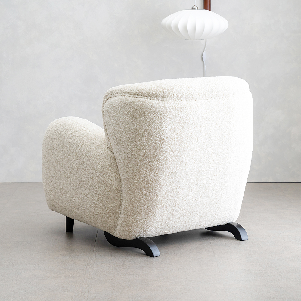 (희망일배송) 바비 양털 소파 편안한 부클레 패브릭 소파 +스툴Event