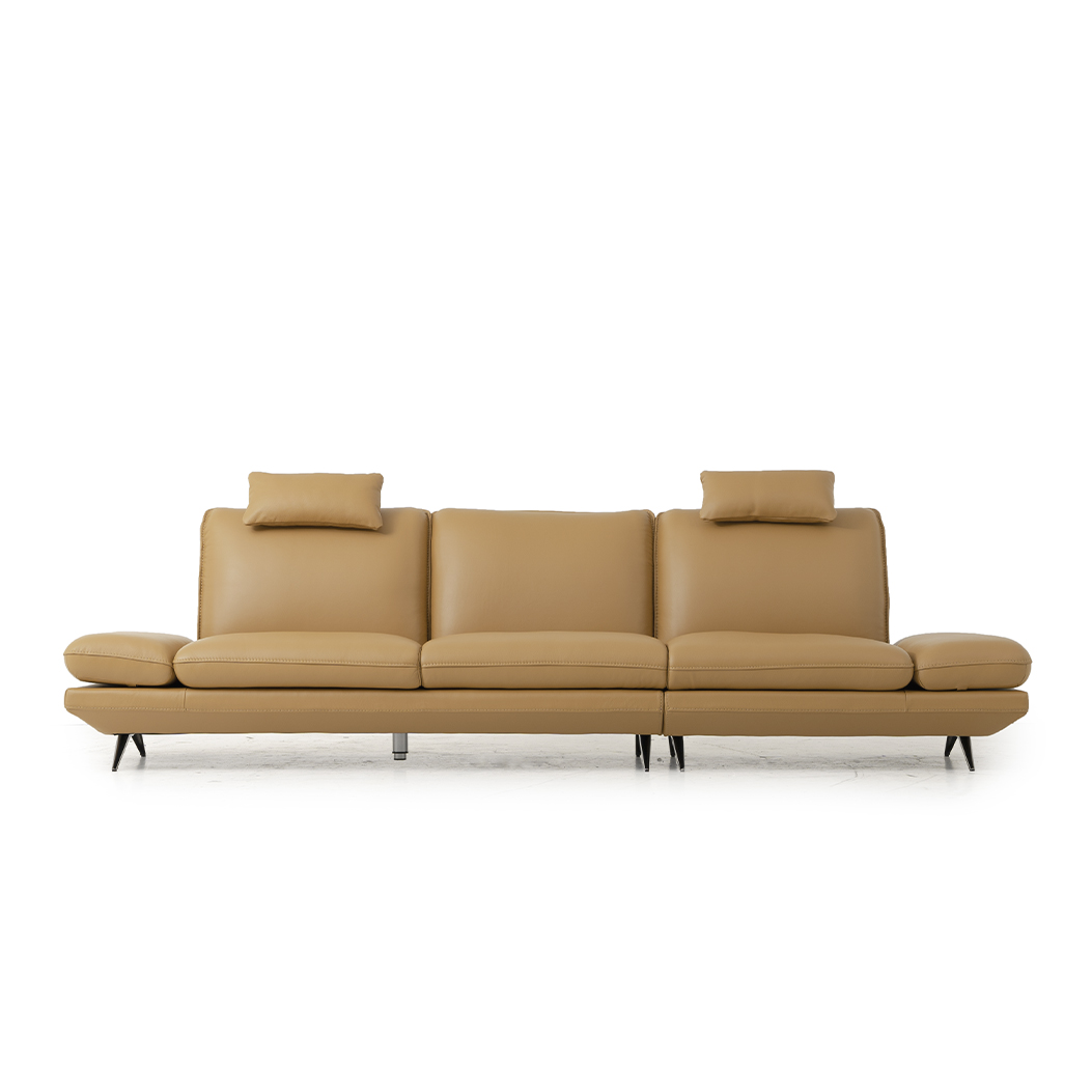 코인 전체 천연면피 통가죽 풀그레인 소프트터치 슈렁큰 폭 좁은 거실 소파 4인용 쇼파