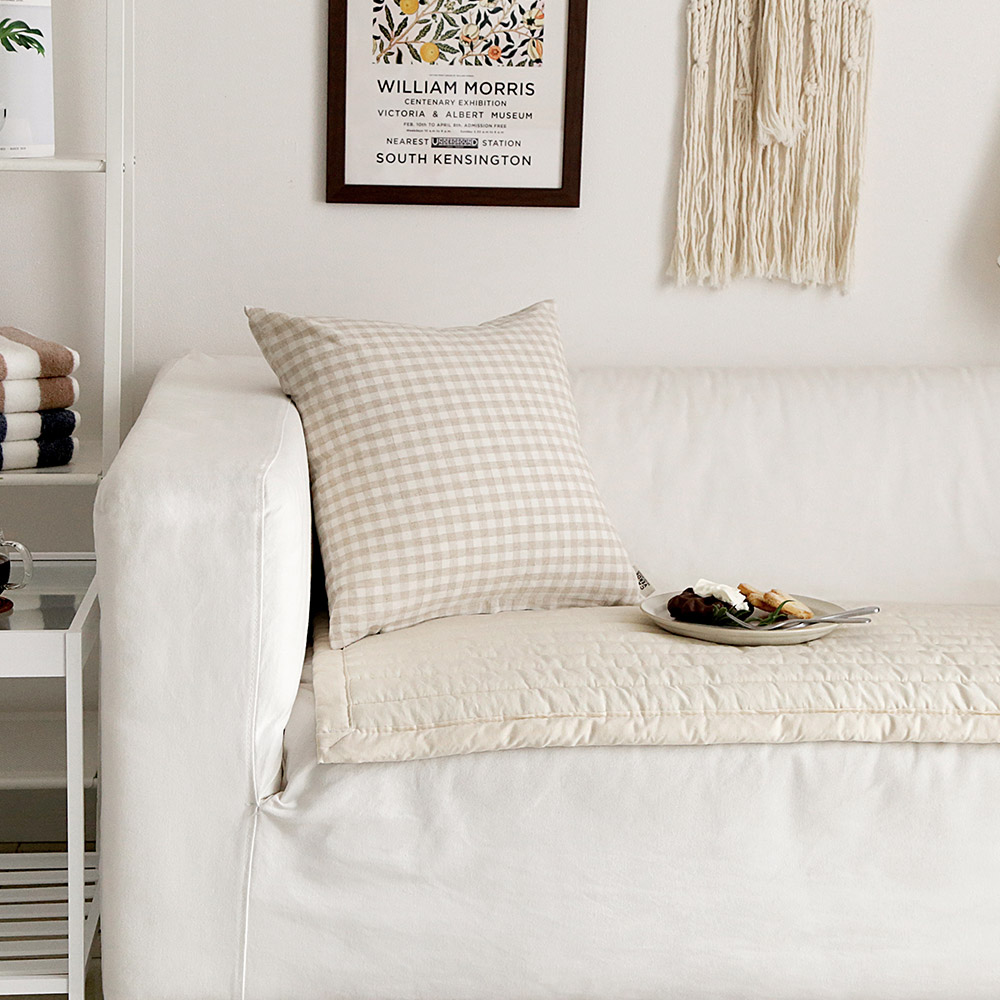 (색상추가)주문제작 맞춤 사계절 광목 순면 누빔 소파패드 다용도 침대패드