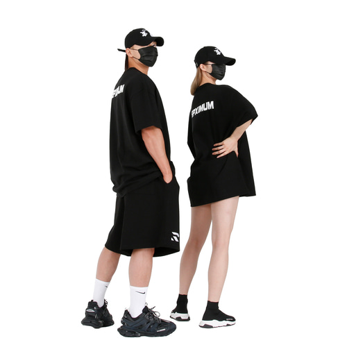 렙시멈 짐웨어, 백로고 오버핏 티셔츠 (3Colors) - 상세 이미지 2