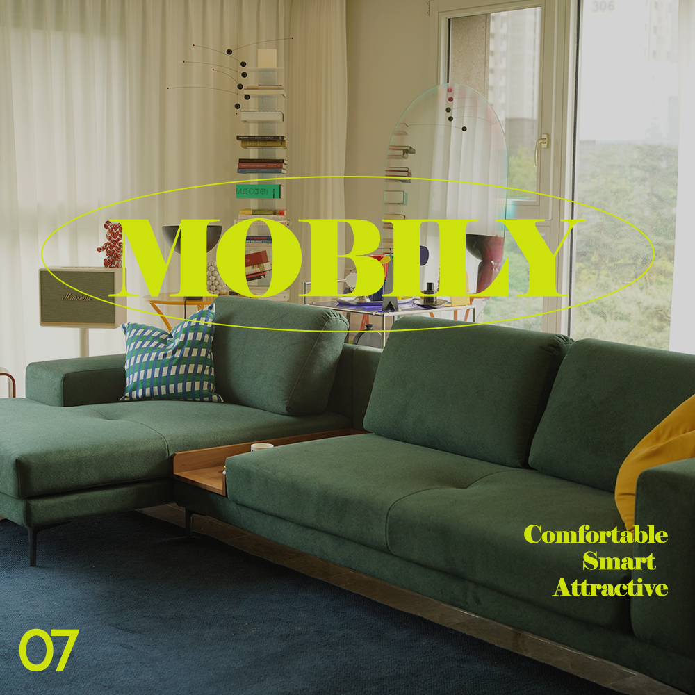 모빌리 기능성 패브릭 이지클린 방수 에코브릭 울트라 4인용 소파 주문제작 이정현소파