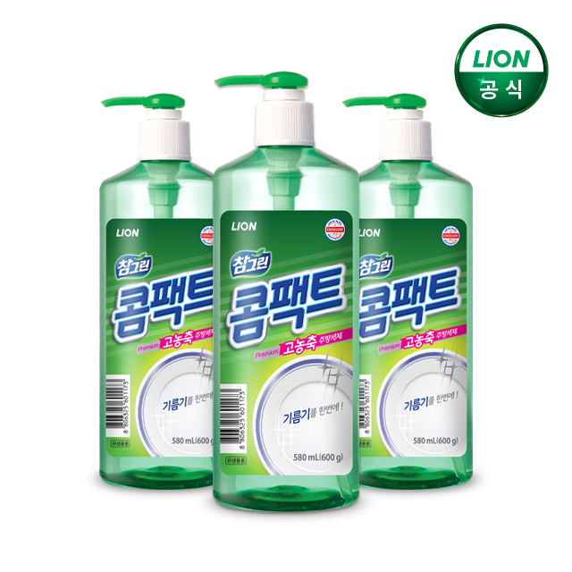 참그린 콤팩트 고농축 주방세제 500g 리필 5개 - 상세 이미지 2