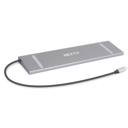 넥스트유 13포트 USB Type C 멀티포트 도킹스테이션 허브 NEXT-1331DS-PD