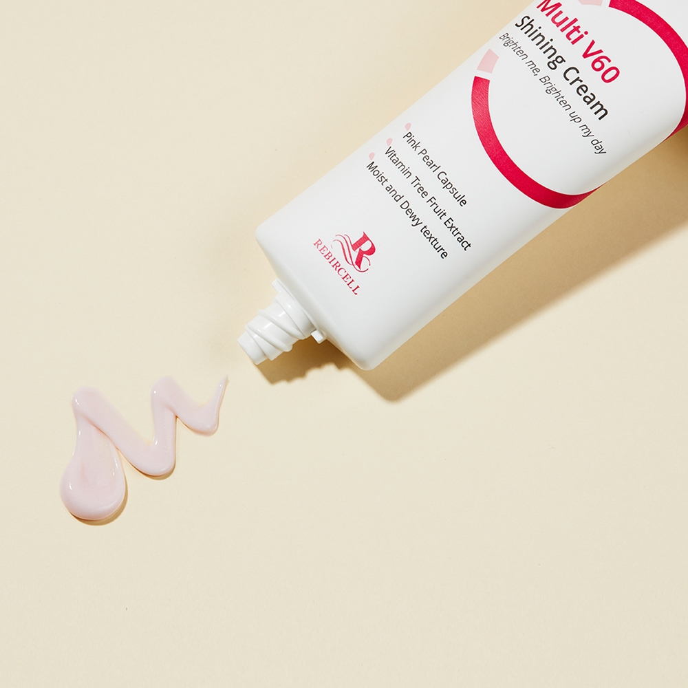 1+1 리버셀 멀티 V60 샤이닝 비타민C 60% 기미 잡티 미백 크림 40g - 상세 이미지 5