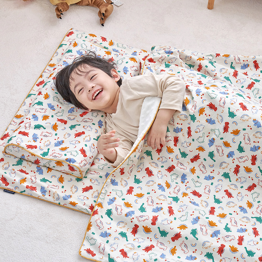 슬립스파 토들러 라텍스 아기 어린이집 낮잠이불세트 방수가방 분리형