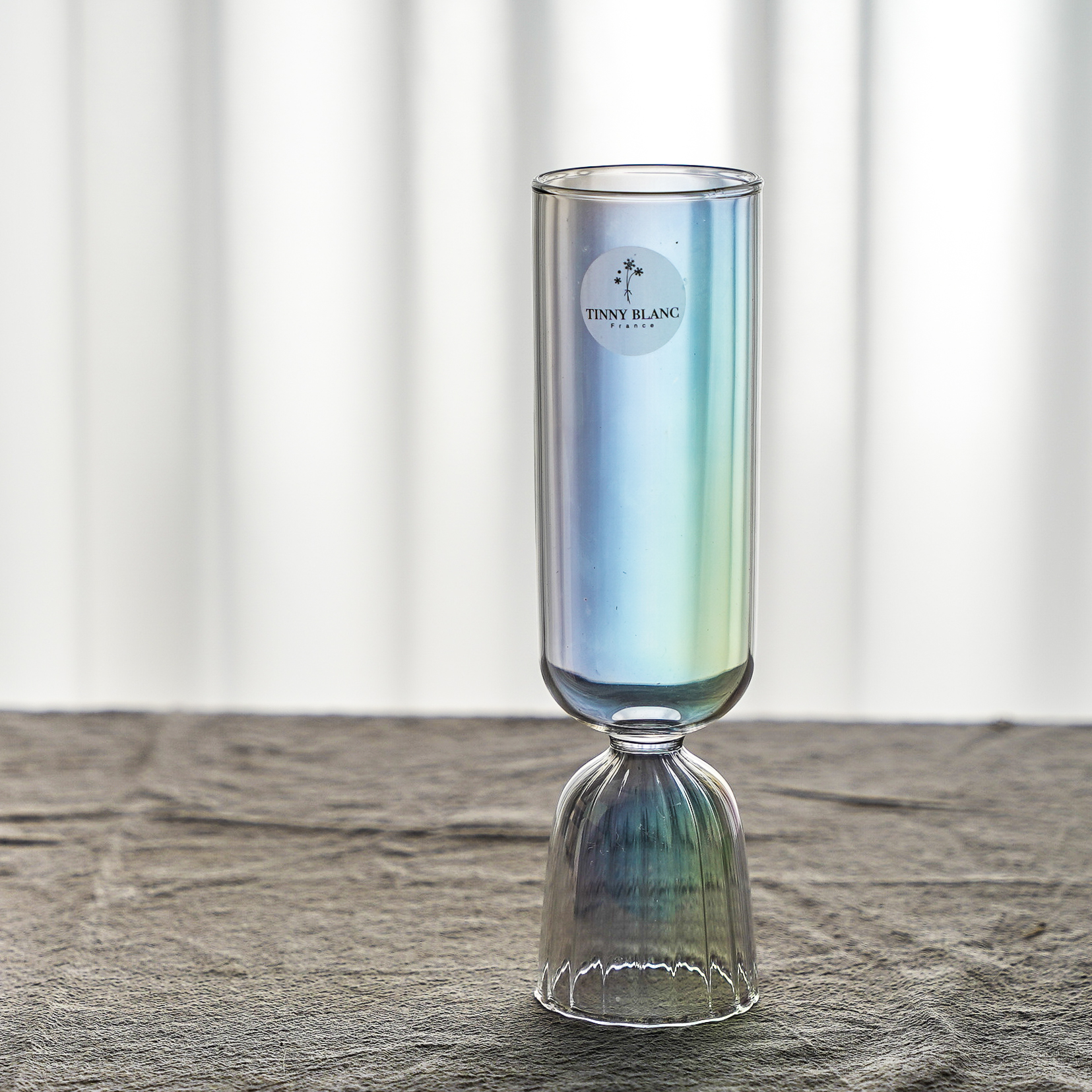 티니블랑 오로라 홀로그램 샴페인 글라스 200ml - 상세 이미지 2