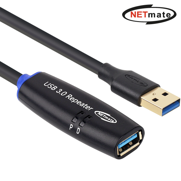 강원전자 넷메이트 USB3.0 연장 리피터 케이블 15m, 1개
