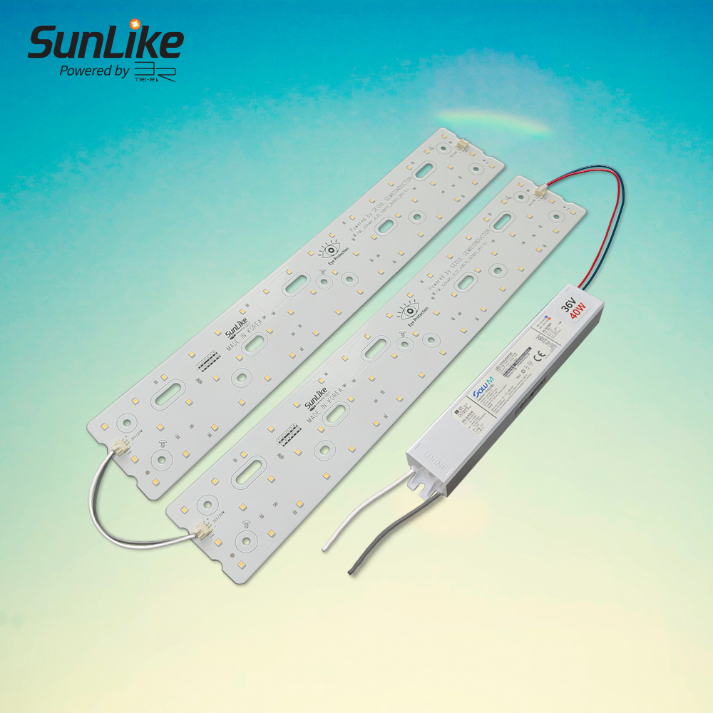 LED 모듈 주방 욕실 40W 교체 리폼 썬라이크 LED 5700K 플리커프리 절연KS - 상품 이미지