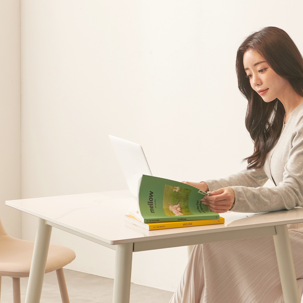 서광퍼니처 루베 2인용 포세린 세라믹 식탁세트 의자2 - 상세 이미지 3