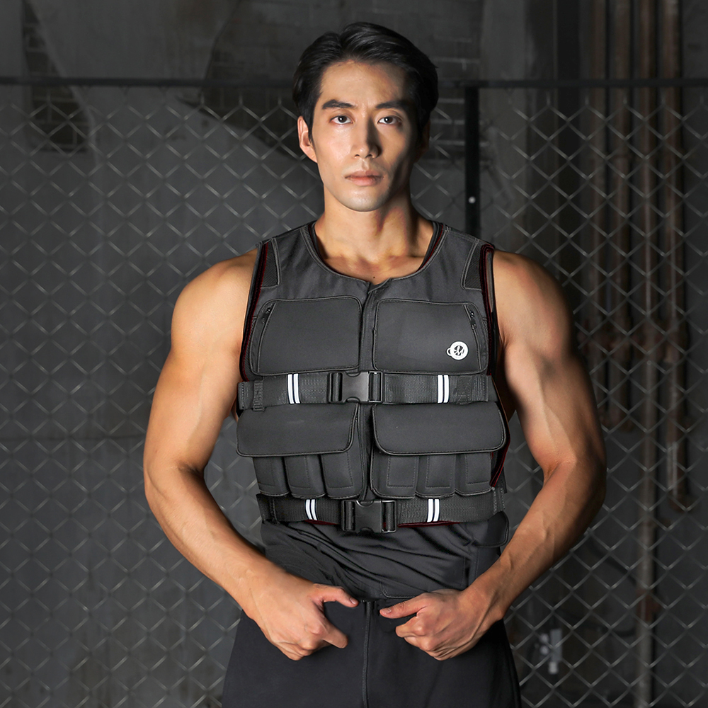 멜킨 머슬업 중량조끼 A 12kg 크로스핏 웨이트 운동 베스트 헬스 모래주머니 제품 이미지