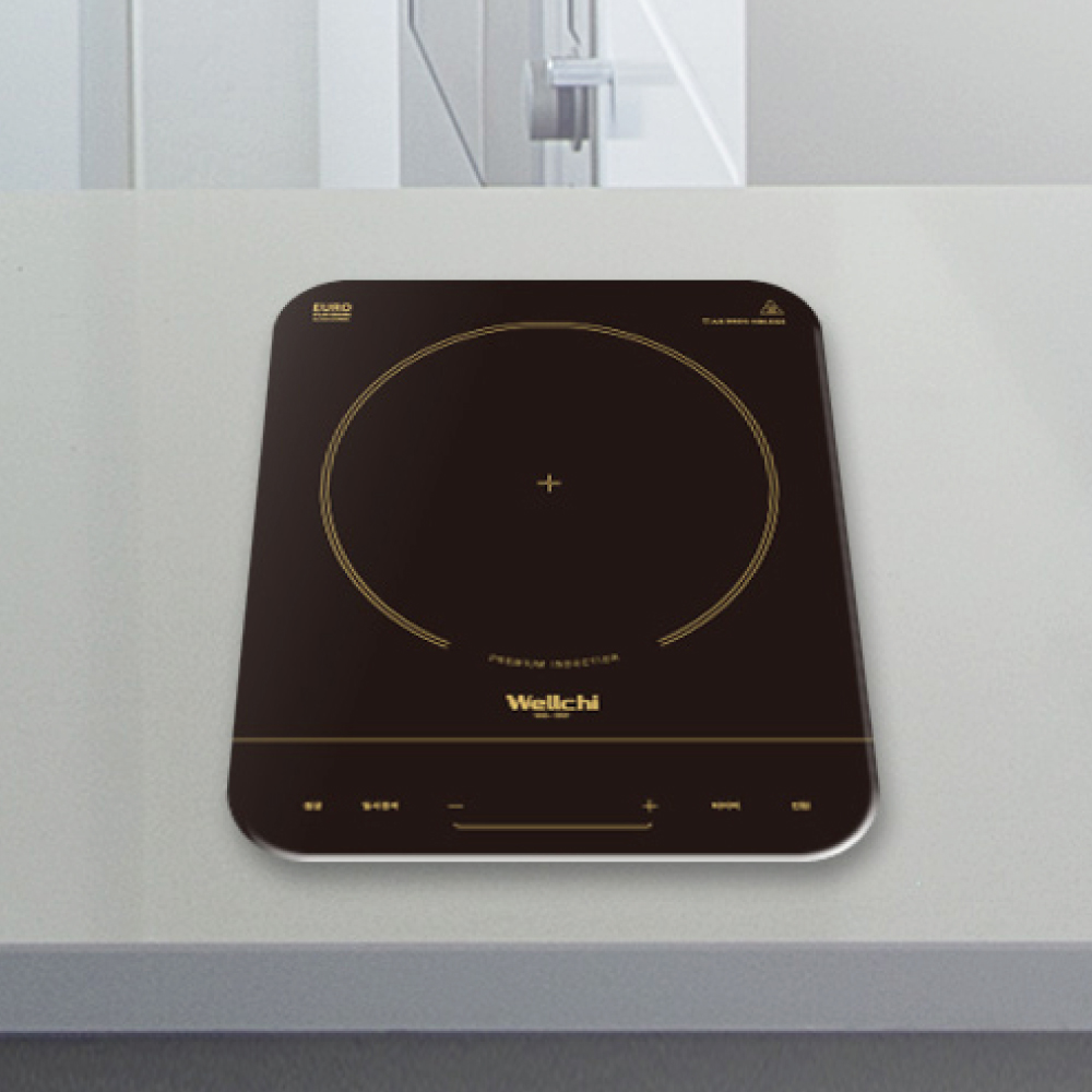 1구인덕션 웰치 WEI-100P 포터플 2000W wellchi 캠핑 휴대용 인덕션