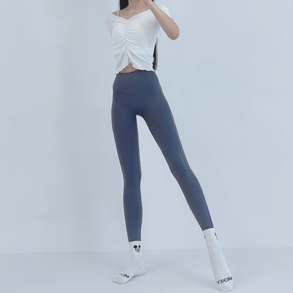 로라벨 슬리 요가 레깅스 필라테스복 요가복 필라테스옷 필라테스 하의 바지 헬스 운동복 - 상세 이미지 4