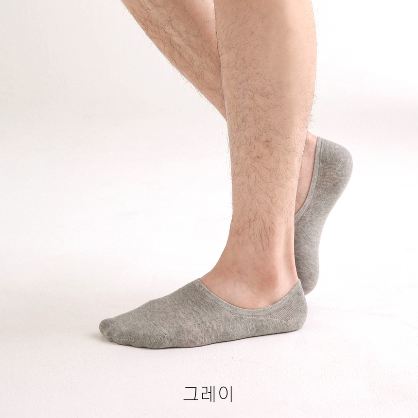 [5+5] 남자 여자 페이크삭스 덧신 10켤레 버선양말 덧버선 - 상세 이미지 3