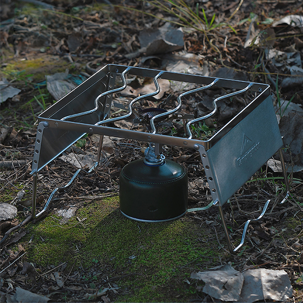 캠핑문 바람막이 6단 높이조절 쿠커 스탠드 MS-1018