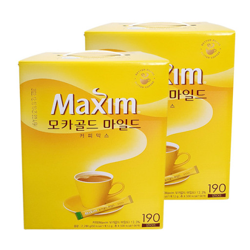 맥심 모카골드 190T X 2개 총 (380T)