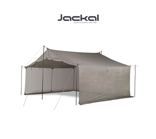 쟈칼 BLACK TARP 블랙타프 M 세트 20,000mm 렉타타프 방수 캠핑 블랙코팅