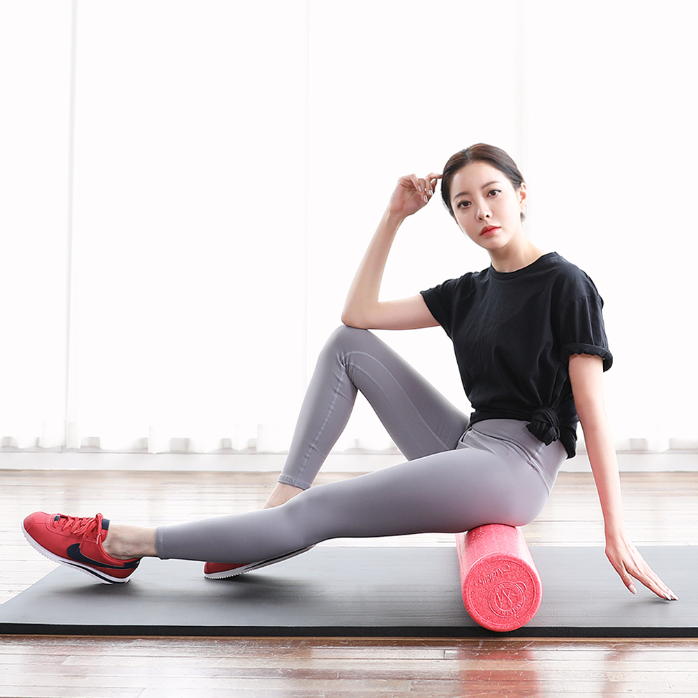 멜킨 폼롤러 EVA 91cm 필라테스 종아리 마사지 스트레칭 요가 홈트 원형