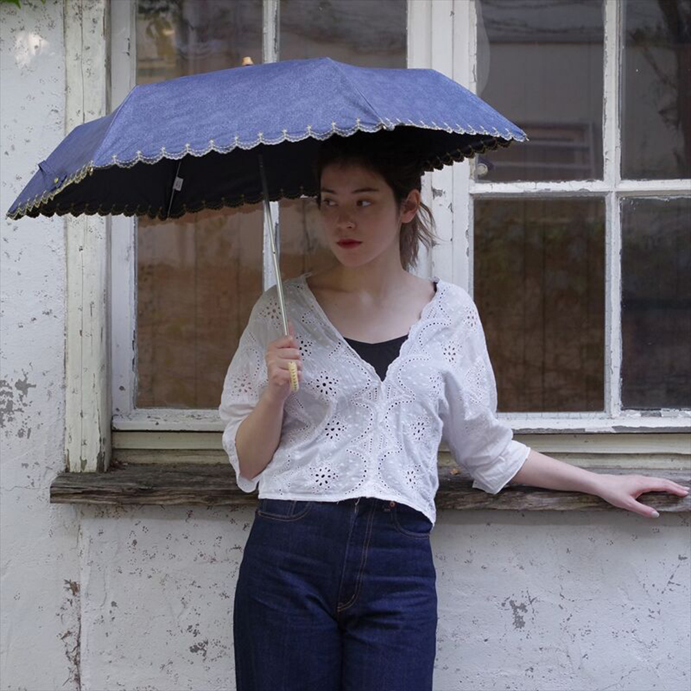 일본 암막양산 데님스타 우양산