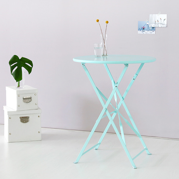 야외용테이블 테라스 피크닉 발코니 옥상 정원 접이식 테이블 FLOWERPUNCH