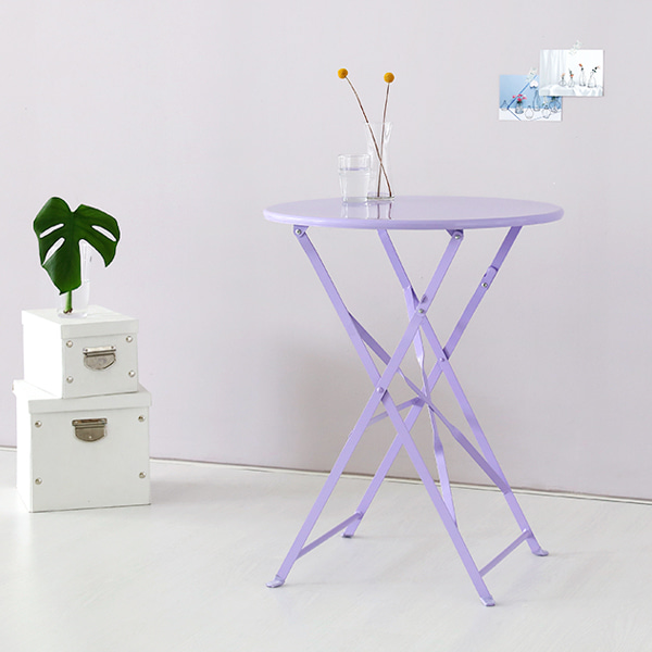 야외용테이블 테라스 피크닉 발코니 옥상 정원 접이식 테이블 FLOWERPUNCH