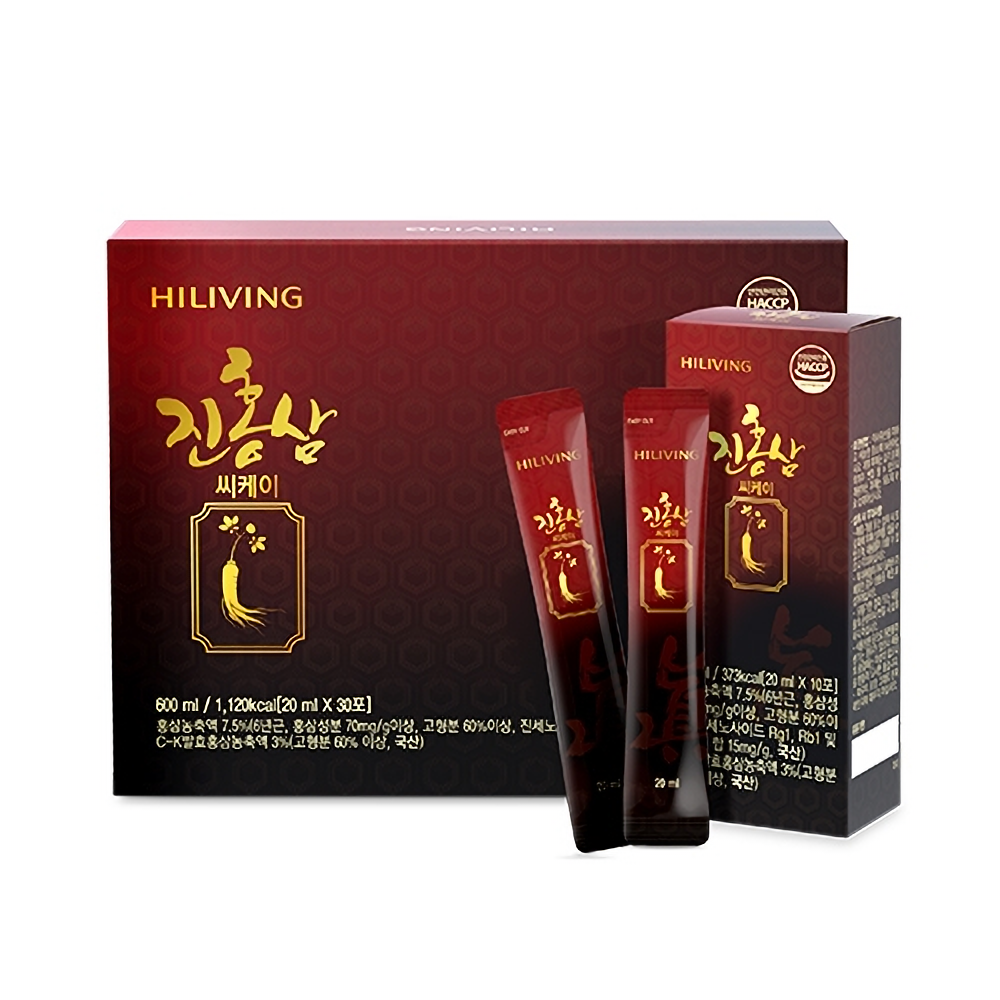 하이리빙 진홍삼 씨케이 20ml x 30포 - 메인 이미지