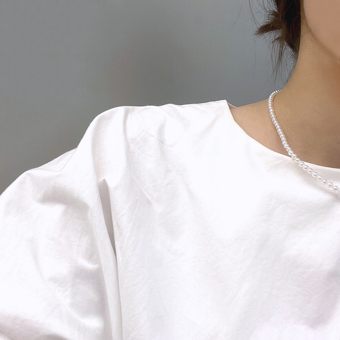 진주 목걸이 3종 남자 여자 롱 초크 명품 목걸이 - 상세 이미지 4