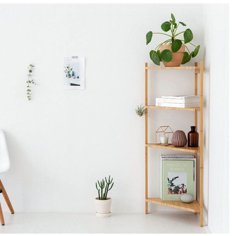 카페 인테리어 코너 장식장 수석 상패 트로피 소형 거실 진열장