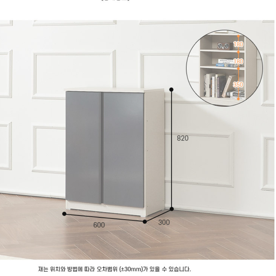 원룸옷장 미니장농 키 낮은 옷장 작은 방 옷장 - 상세 이미지 3