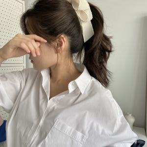 (8컬러) 폼폼 빅 리본 올림머리 바나나핀 헤어 집게 업스타일 핸드메이드 솔직 후기 | 실사용자 리뷰 분석 - 상품 이미지 4