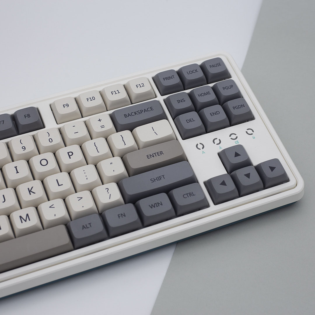 그레이 키캡 PBT 키캡 XDA 키캡 키보드 꾸미기 키보드 키캡 추천