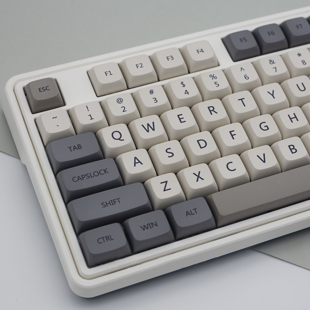 그레이 키캡 PBT 키캡 XDA 키캡 키보드 꾸미기 키보드 키캡 추천