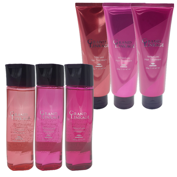 밀본 그랜드 링케이지 샴푸/트리트먼트 200ml 럭시 - 상품 이미지