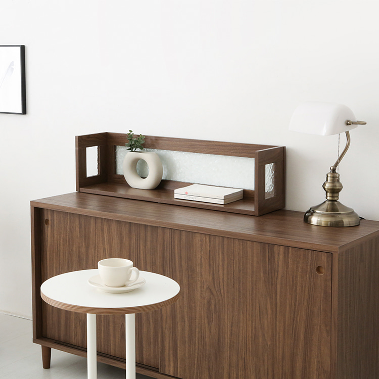 펨바 벽선반 800mmx200mmx220mm, 1단, 브라운 5458.6521 - 상세 이미지 5