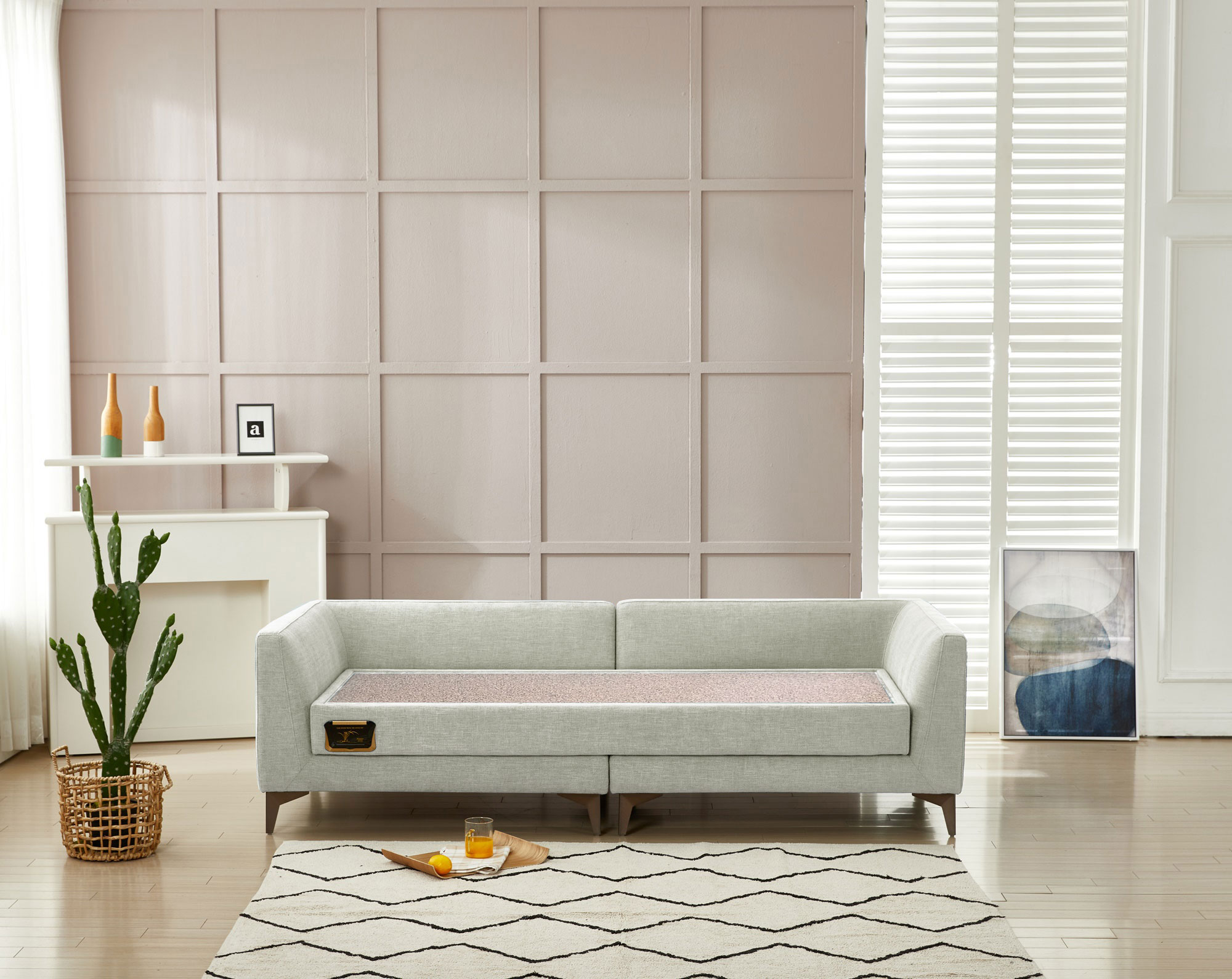 리아3인 평상형돌침대 쇼파 1인용돌침대(등쿠션 미포함/등쿠션 별도)