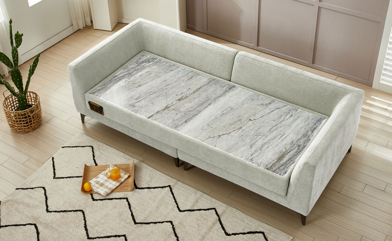 리아3인 평상형돌침대 쇼파 1인용돌침대(등쿠션 미포함/등쿠션 별도)