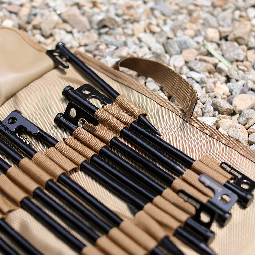 브리즈문 단조팩 텐트팩 캠핑 타프 팩 말뚝 크롬 20cm