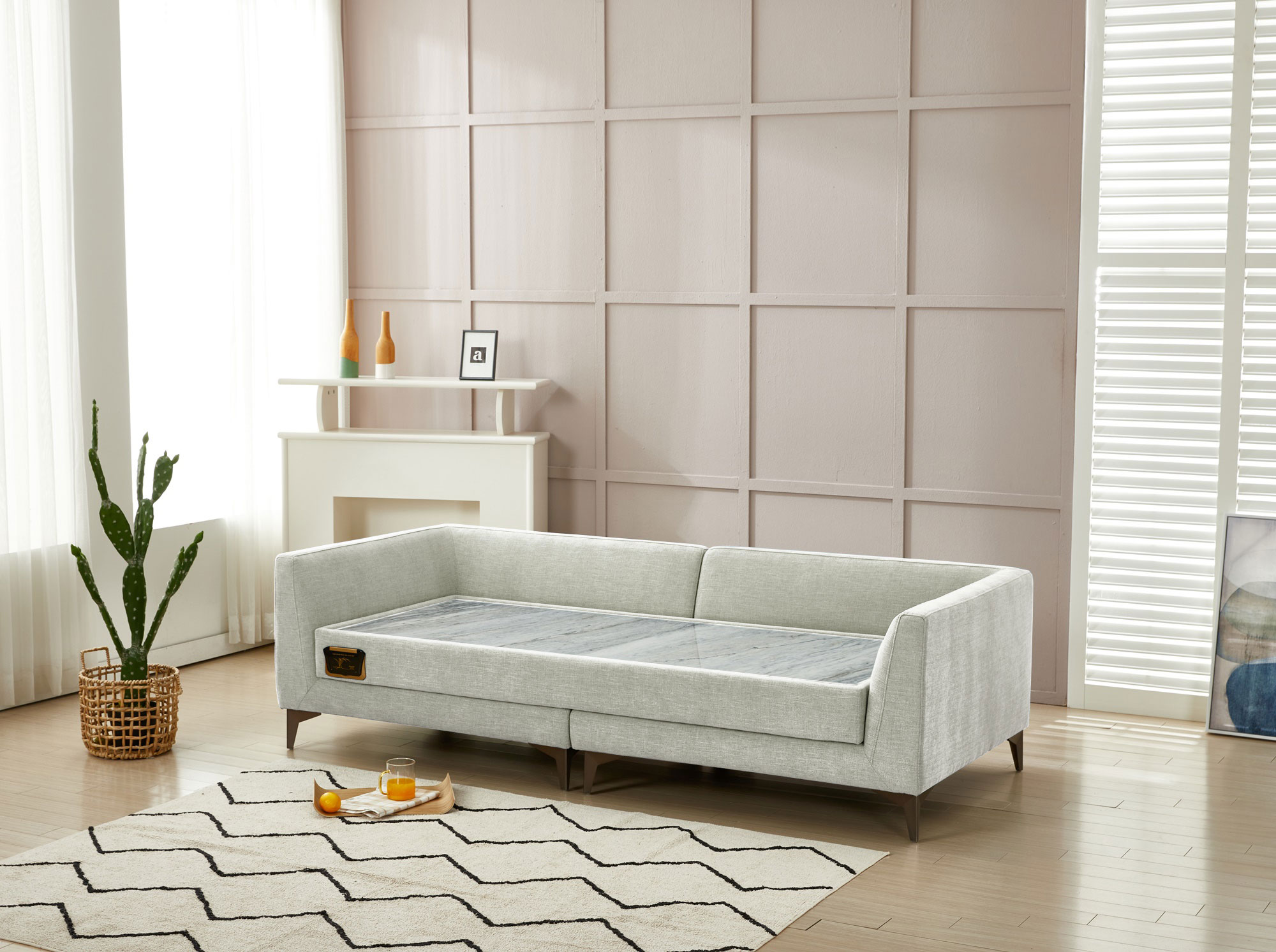 리아3인 평상형돌침대 쇼파 1인용돌침대(등쿠션 미포함/등쿠션 별도)