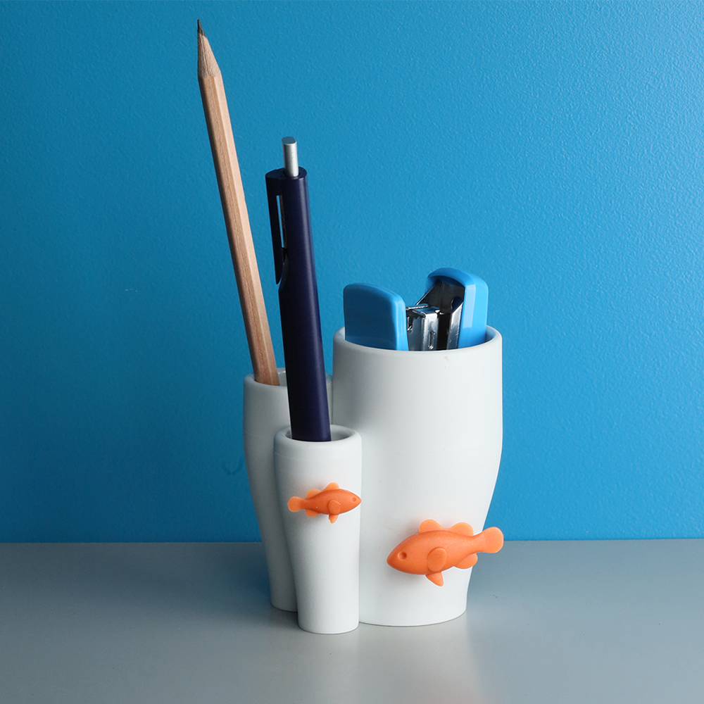 퀄리 코랄 칫솔꽂이