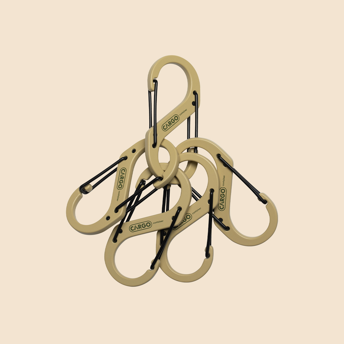 카고컨테이너 카라비너 M 1개 캠핑 양방향 등산 고리 이미지 3